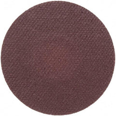 Merit Abrasives - 1-1/2" Disc Diam, 320 Grit, Aluminum Oxide Quick Change Disc - Type R Attaching System, Coated, Brown, 30,000 RPM, ALO Series - Apex Tool & Supply
