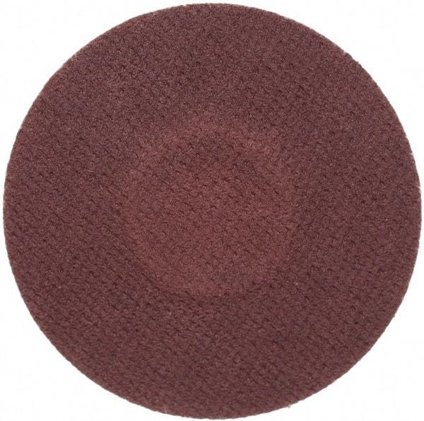 Merit Abrasives - 1-1/2" Disc Diam, 240 Grit, Aluminum Oxide Quick Change Disc - Type R Attaching System, Coated, Brown, 30,000 RPM, ALO Series - Apex Tool & Supply