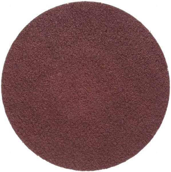 Merit Abrasives - 1-1/2" Disc Diam, 150 Grit, Aluminum Oxide Quick Change Disc - Type R Attaching System, Coated, Brown, 30,000 RPM, ALO Series - Apex Tool & Supply