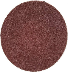 Merit Abrasives - 1-1/2" Disc Diam, 120 Grit, Aluminum Oxide Quick Change Disc - Type R Attaching System, Coated, Brown, 30,000 RPM, ALO Series - Apex Tool & Supply