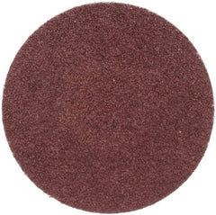 Merit Abrasives - 1-1/2" Disc Diam, 80 Grit, Aluminum Oxide Quick Change Disc - Type R Attaching System, Coated, Brown, 30,000 RPM, ALO Series - Apex Tool & Supply