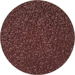 Merit Abrasives - 1-1/2" Disc Diam, 50 Grit, Aluminum Oxide Quick Change Disc - Type R Attaching System, Coated, Brown, 30,000 RPM, ALO Series - Apex Tool & Supply