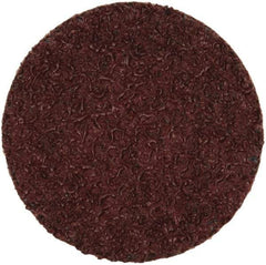 Merit Abrasives - 1-1/2" Disc Diam, 36 Grit, Aluminum Oxide Quick Change Disc - Type R Attaching System, Coated, Brown, 30,000 RPM, ALO Series - Apex Tool & Supply