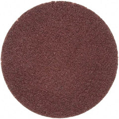 Merit Abrasives - 1" Disc Diam, 120 Grit, Aluminum Oxide Quick Change Disc - Type R Attaching System, Coated, Brown, 40,000 RPM, ALO Series - Apex Tool & Supply