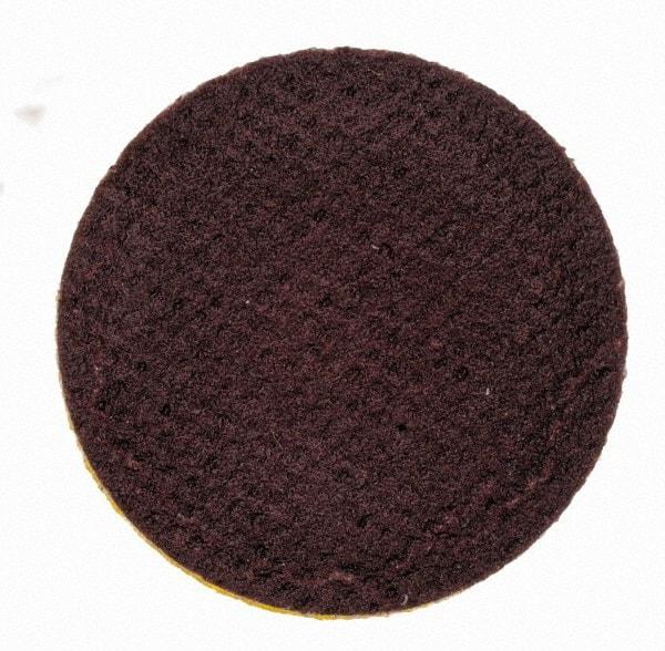 Merit Abrasives - 3/4" Disc Diam, 320 Grit, Aluminum Oxide Quick Change Disc - Type R Attaching System, Coated, Brown, 40,000 RPM, ALO Series - Apex Tool & Supply