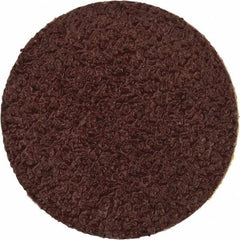 Merit Abrasives - 3/4" Disc Diam, 60 Grit, Aluminum Oxide Quick Change Disc - Type S Attaching System, Coated, Brown, 40,000 RPM, ALO Series - Apex Tool & Supply