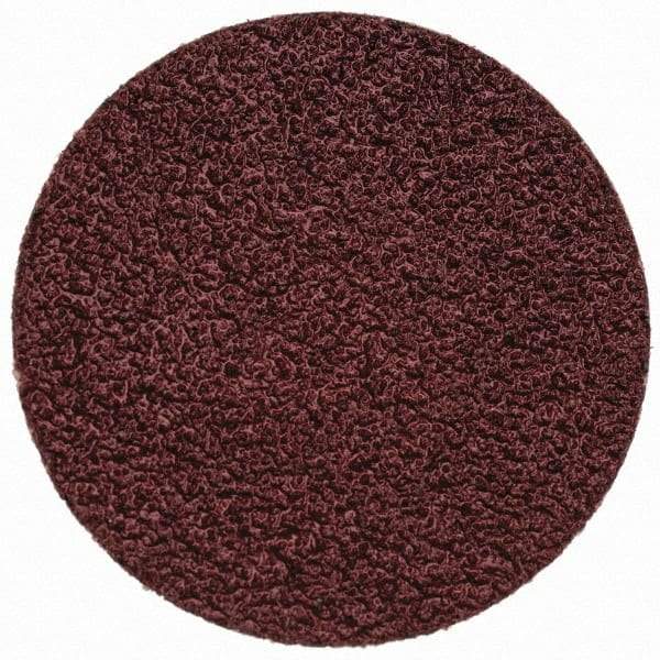 Merit Abrasives - 1-1/2" Disc Diam, 60 Grit, Aluminum Oxide Quick Change Disc - Type R Attaching System, Coated, Brown, 30,000 RPM, ALO Series - Apex Tool & Supply
