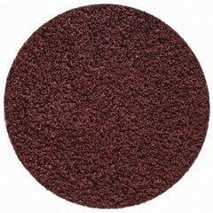 Merit Abrasives - 1-1/2" Disc Diam, 60 Grit, Aluminum Oxide Quick Change Disc - Type R Attaching System, Coated, Brown, 30,000 RPM, ALO Series - Apex Tool & Supply