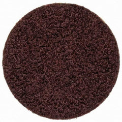 Merit Abrasives - 3/4" Disc Diam, 80 Grit, Aluminum Oxide Quick Change Disc - Type R Attaching System, Coated, Brown, 40,000 RPM, ALO Series - Apex Tool & Supply