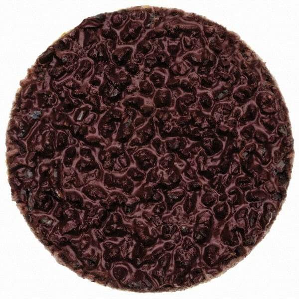 Merit Abrasives - 3/4" Disc Diam, 36 Grit, Aluminum Oxide Quick Change Disc - Type R Attaching System, Coated, Brown, 40,000 RPM, ALO Series - Apex Tool & Supply