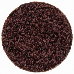 Merit Abrasives - 3/4" Disc Diam, 36 Grit, Aluminum Oxide Quick Change Disc - Type R Attaching System, Coated, Brown, 40,000 RPM, ALO Series - Apex Tool & Supply
