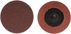 Merit Abrasives - 3/4" Disc Diam, 150 Grit, Aluminum Oxide Quick Change Disc - Type R Attaching System, Coated, Brown, 40,000 RPM, ALO Series - Apex Tool & Supply