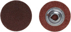Merit Abrasives - 4" Disc Diam, 36 Grit, Aluminum Oxide Quick Change Disc - Type S Attaching System, Coated, Brown, 12,000 RPM, ALO Series - Apex Tool & Supply