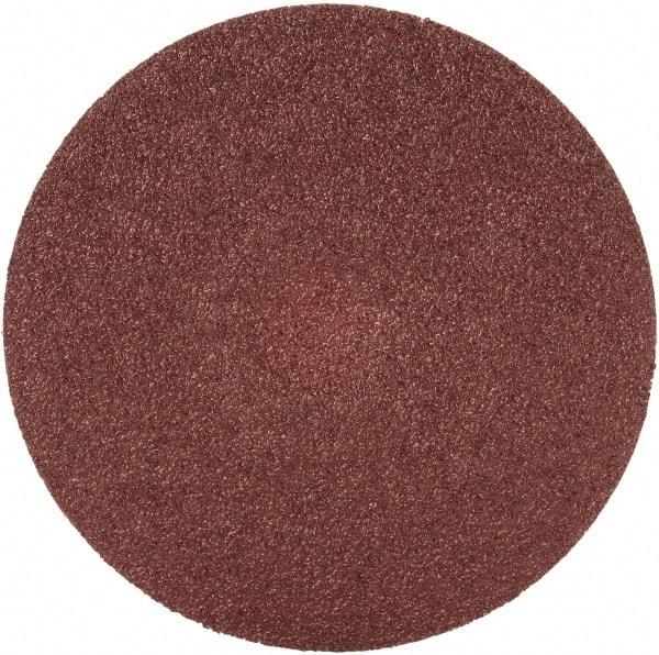 Merit Abrasives - 3" Disc Diam, 80 Grit, Aluminum Oxide Quick Change Disc - Type S Attaching System, Coated, Brown, 20,000 RPM, ALO Series - Apex Tool & Supply