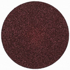 Merit Abrasives - 3" Disc Diam, 36 Grit, Aluminum Oxide Quick Change Disc - Type S Attaching System, Coated, Brown, 20,000 RPM, ALO Series - Apex Tool & Supply