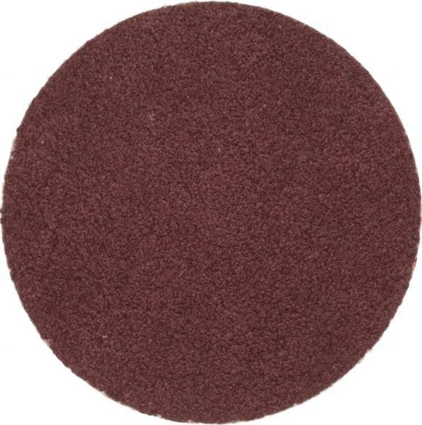 Merit Abrasives - 1-1/2" Disc Diam, 100 Grit, Aluminum Oxide Quick Change Disc - Type P Attaching System, Coated, Brown, 30,000 RPM, ALO Series - Apex Tool & Supply