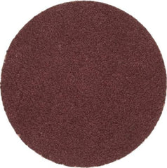 Merit Abrasives - 1-1/2" Disc Diam, 100 Grit, Aluminum Oxide Quick Change Disc - Type P Attaching System, Coated, Brown, 30,000 RPM, ALO Series - Apex Tool & Supply