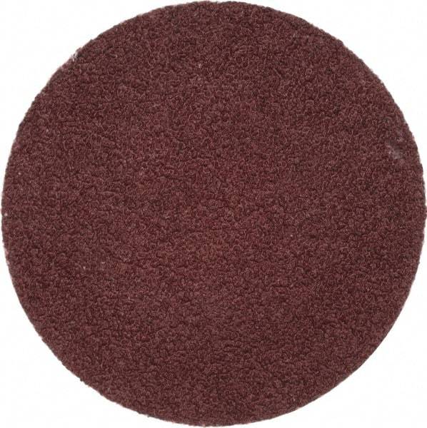 Merit Abrasives - 1-1/2" Disc Diam, 80 Grit, Aluminum Oxide Quick Change Disc - Type P Attaching System, Coated, Brown, 30,000 RPM, ALO Series - Apex Tool & Supply