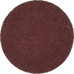Merit Abrasives - 1-1/2" Disc Diam, 80 Grit, Aluminum Oxide Quick Change Disc - Type P Attaching System, Coated, Brown, 30,000 RPM, ALO Series - Apex Tool & Supply