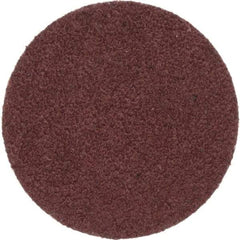 Merit Abrasives - 1-1/2" Disc Diam, 60 Grit, Aluminum Oxide Quick Change Disc - Type P Attaching System, Coated, Brown, 30,000 RPM, ALO Series - Apex Tool & Supply
