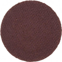 Merit Abrasives - 1" Disc Diam, 320 Grit, Aluminum Oxide Quick Change Disc - Type P Attaching System, Coated, Brown, 40,000 RPM, ALO Series - Apex Tool & Supply