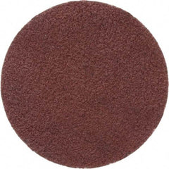 Merit Abrasives - 1" Disc Diam, 120 Grit, Aluminum Oxide Quick Change Disc - Type P Attaching System, Coated, Brown, 40,000 RPM, ALO Series - Apex Tool & Supply