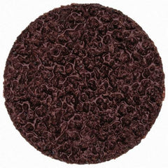 Merit Abrasives - 1" Disc Diam, 36 Grit, Aluminum Oxide Quick Change Disc - Type P Attaching System, Coated, Brown, 40,000 RPM, ALO Series - Apex Tool & Supply