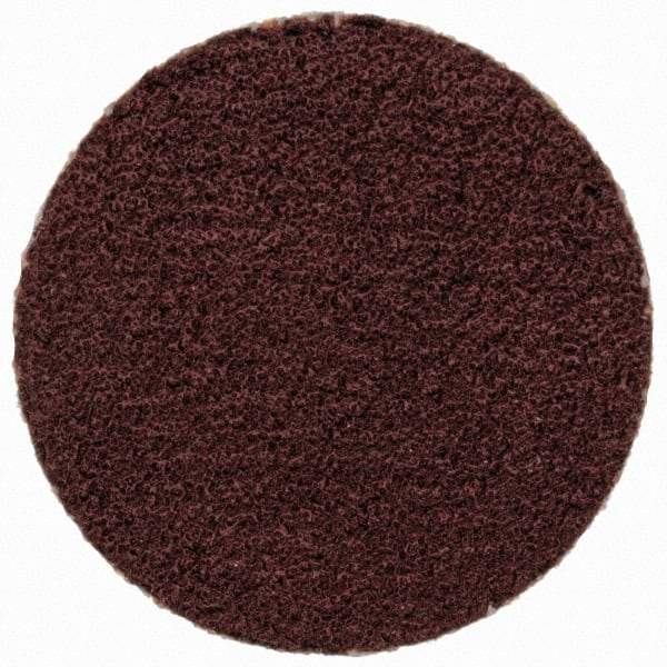 Merit Abrasives - 3/4" Disc Diam, 180 Grit, Aluminum Oxide Quick Change Disc - Type P Attaching System, Coated, Brown, 40,000 RPM, ALO Series - Apex Tool & Supply