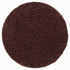 Merit Abrasives - 3/4" Disc Diam, 150 Grit, Aluminum Oxide Quick Change Disc - Type P Attaching System, Coated, Brown, 40,000 RPM, ALO Series - Apex Tool & Supply