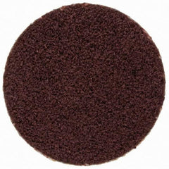 Merit Abrasives - 3/4" Disc Diam, 120 Grit, Aluminum Oxide Quick Change Disc - Type P Attaching System, Coated, Brown, 40,000 RPM, ALO Series - Apex Tool & Supply