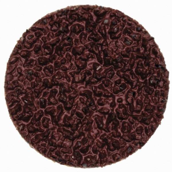Merit Abrasives - 3/4" Disc Diam, 36 Grit, Aluminum Oxide Quick Change Disc - Type P Attaching System, Coated, Brown, 40,000 RPM, ALO Series - Apex Tool & Supply