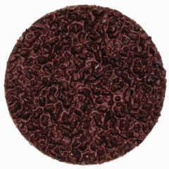 Merit Abrasives - 3/4" Disc Diam, 36 Grit, Aluminum Oxide Quick Change Disc - Type P Attaching System, Coated, Brown, 40,000 RPM, ALO Series - Apex Tool & Supply
