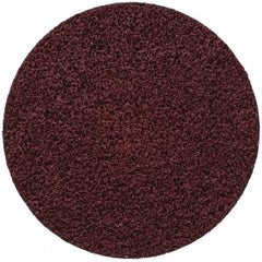 Merit Abrasives - 3" Disc Diam, 36 Grit, Aluminum Oxide Quick Change Disc - Type R Attaching System, Coated, Brown, 20,000 RPM, ALO Series - Apex Tool & Supply