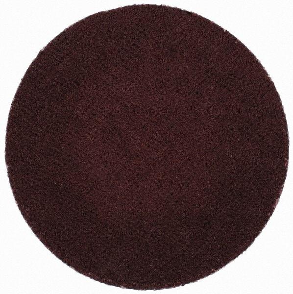 Merit Abrasives - 2" Disc Diam, 180 Grit, Aluminum Oxide Quick Change Disc - Type R Attaching System, Coated, Brown, 30,000 RPM, ALO Series - Apex Tool & Supply