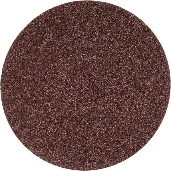 Merit Abrasives - 2" Disc Diam, 80 Grit, Aluminum Oxide Quick Change Disc - Type S Attaching System, Coated, Brown, 30,000 RPM, ALO Series - Apex Tool & Supply