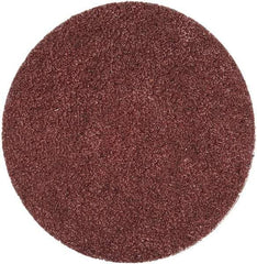 Merit Abrasives - 2" Disc Diam, 60 Grit, Aluminum Oxide Quick Change Disc - Type S Attaching System, Coated, Brown, 30,000 RPM, ALO Series - Apex Tool & Supply