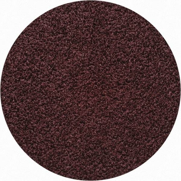 Merit Abrasives - 2" Disc Diam, 50 Grit, Aluminum Oxide Quick Change Disc - Type S Attaching System, Coated, Brown, 30,000 RPM, ALO Series - Apex Tool & Supply