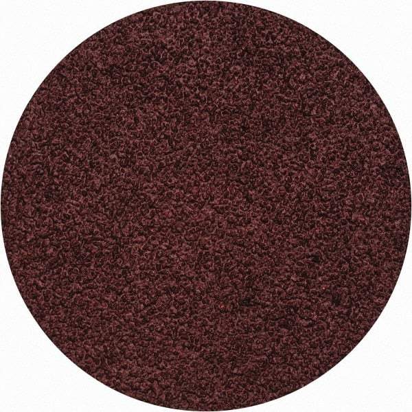 Merit Abrasives - 1-1/2" Disc Diam, 80 Grit, Aluminum Oxide Quick Change Disc - Type S Attaching System, Coated, Brown, 30,000 RPM, ALO Series - Apex Tool & Supply