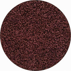 Merit Abrasives - 1-1/2" Disc Diam, 40 Grit, Aluminum Oxide Quick Change Disc - Type S Attaching System, Coated, Brown, 30,000 RPM, ALO Series - Apex Tool & Supply