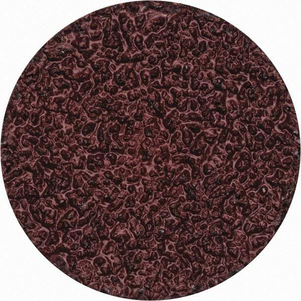 Merit Abrasives - 1-1/2" Disc Diam, 36 Grit, Aluminum Oxide Quick Change Disc - Type S Attaching System, Coated, Brown, 30,000 RPM, ALO Series - Apex Tool & Supply