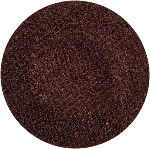 Merit Abrasives - 1" Disc Diam, 240 Grit, Aluminum Oxide Quick Change Disc - Type S Attaching System, Coated, Brown, 40,000 RPM, ALO Series - Apex Tool & Supply