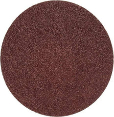 Merit Abrasives - 3" Disc Diam, 50 Grit, Aluminum Oxide Quick Change Disc - Type P Attaching System, Coated, Brown, 20,000 RPM, ALO Series - Apex Tool & Supply