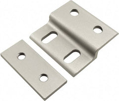 80/20 Inc. - 60mm Wide, Open Shelving Accessory/Component - Aluminum, Clear Anodized Finish, 58mm Long, Use with 30 Series & Bolt Kits 75-3615 & 11-8316 - Apex Tool & Supply