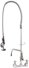 T&S Brass - Riser with Spring Guide, 2 Way Design, Wall Mount, Industrial Sink Faucet - Lever Handle - Apex Tool & Supply
