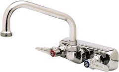 T&S Brass - Standard, 2 Way Design, Wall Mount, Workboard Wall Mount Faucet - 6 Inch Spout, Lever Handle - Apex Tool & Supply