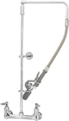 T&S Brass - No Spout, 2 Way Design, Wall Mount, Wall Pre Rinse Faucet Assembly - Lever Handle - Apex Tool & Supply