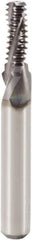 Seco - 3/8-16 UNC, 0.289" Cutting Diam, 3 Flute, Solid Carbide Helical Flute Thread Mill - Internal Thread, 0.78" LOC, 2.913" OAL, 10mm Shank Diam - Apex Tool & Supply
