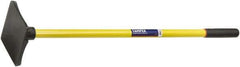 Ability One - 8" High x 8" Wide Round Steel Tamper - 42" Long Fiberglass Straight Handle - Apex Tool & Supply