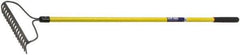Ability One - Bow Rake with 57" Straight Fiberglass Handle - 16 Tines, 2-1/2" Tine Length - Apex Tool & Supply