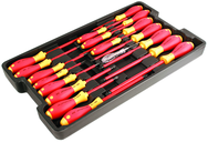 19PC CUSH GRIP SCREWDRIVER SET - Apex Tool & Supply